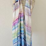 Nordstrom Multicolor Striped Long Neck Scarf Wrap Photo 0