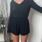 Hollister Classic Bell Sleeve V-Neck Laser Cut-Out Romper Size Small Photo 6
