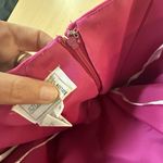 Y2K Silk Studio Hot Pink 100% Silk Strapless Prom Homecoming Dress Size 4 166 Photo 8