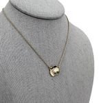 Kate Spade Deco Blossom Pendant Necklace 12k Gold Plated Black Gray Cream Rose Photo 8