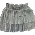 Show Me Your Mumu NWT  Metallic Ruffle Skirt Photo 0