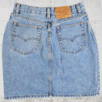 Levi's 1980s Vintage Levi’s USA Made 501 XX Light Stonewash Denim Mini Skirt Size 4 Photo 5