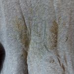 Ralph Lauren Lauren Embellished Sweatshirt Gray Long Sleeve Size Medium Photo 1