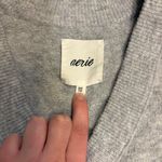 Aerie Grey Oversized Sweater Photo 1