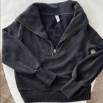 Varley  Vine Half Zip Pullover Sweater in Black Size XS Photo 1