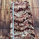 Calvin Klein Women Tie Dye Mesh Ruched Midi Bodycon Skirt Lined Size Medium Photo 6