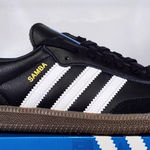 Adidas Women's size 7.5 Men's size 6.5 (UK 6)  Samba Black white gum Photo 0