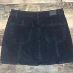 American Eagle  black jean mini skirt size 6 Photo 1