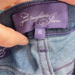 NYDJ  Dark Wash Womens High Rise Bootcut Jeans Womens 16 Blue Studded Pocket Boho Photo 9