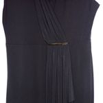 Michael Kors Michael Women’s Black Sleeveless Faux Wrap Dress size XL Photo 1