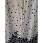 Maurice's  White with Black Lace Sleeveless‎ Mini Dress Size M Photo 5