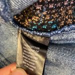 Curations Long Sleeve Button Down Denim Jacket Embroidered Studded EUC Sz M Size M Photo 5