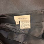 Oleg Cassini Vintage  Black Dress Set Suit With Skirt Office Sz 8 Satin Elegant Photo 2