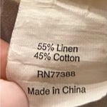 J.Crew City Fit Gray Linen Blend Drawstring Wide Leg Pants Size 8 Photo 8