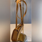 Enzo Angiolini Gold Multi-Section Crossbody Bag Faux Leather Photo 2