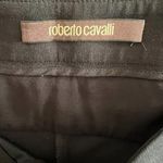 Roberto Cavalli Black Mid-Rise Cropped Skinny Leg Pants, Medium/IT42 Photo 2