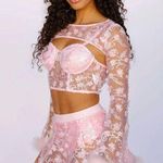 iHeartRaves Sparkling Spell Floral Ultra Crop Top Photo 2