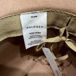 Halogen ‎ Wool Fedora Hat Tan Brown O/S Adjustable Animal Print Safari Photo 3