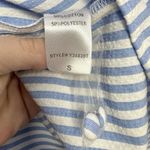 Pomander Place Tuckernuck Blue White Stripe Selena Maxi Dress Size S Puff Sleeve Photo 6