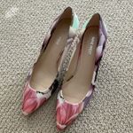 Nine West NEW  Arlene Floral Multi Kitten Heels 2” Women’s Size 8 Pink NWOB Photo 8
