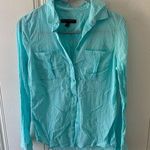Banana Republic Sky Blue Long Sleeve Button Up XS Photo 0