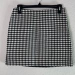 & Other Stories & Other Stories Gingham Mini Skirt Size 4 Classic Black and White Photo 1