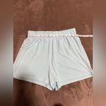Light Blue Cotton Pull On Comfy Shorts Casual Sleepwear Women’s Sz S EUC Photo 3