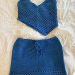Crochet Knit Two Piece Set Photo 0