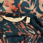 Soft Surroundings Open Front Tropical Floral Watercolor Flare Sleeve Kimono MP Photo 7