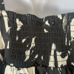 Heart Soul ladies black & white Size L/XL Y2K Cotton Babydoll Tie in Back Summer Photo 1