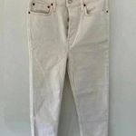 RE/DONE NWT Redone 70s stove pipe jeans Vintage White size 27 Photo 0