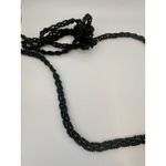 Vintage Beaded Bag Black Purse Boho Art Shoulder Bag Evening Crossbody Photo 2