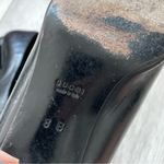 Gucci Vintage Leather Classic Square Toe Heels Black (size 8) minimalist luxury Photo 8
