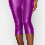 SKIMS Women's Metallic Swim V Waist Pants In Dragonfruit Size Medium NWT Photo 0