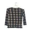 W By Worth Women’s Black And White Sweater Cardigan Shrug Size Small Button Up Photo 1