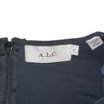 ALC Frank A.L.C. Cassidy Ruffle Flare Sleeve Black Mini Dress 6 Photo 4