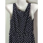 Lauren Ralph Lauren Navy & White Polka Dot V Photo 4