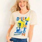 Old Navy  Dolly Parton Tennessee’s Own Graphic T-shirt Short Sleeve Cream Medium Photo 0