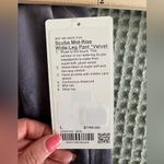 Lululemon NWT  Scuba MR Wide-Leg Pant *Velvet
Size Large Photo 3