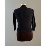 Hollister VTG Cardigan Sweater Size Small Dark Blue Bows Slim Fit Logo Y2K Photo 4