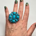 ALDO ‎ Turquoise Statement Southwest Ring size 7 Photo 1