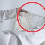 Vintage 90s NY Jeans Cream Lace Long Sleeve Top Size L Photo 5