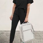 PRETTYGARDEN NWT Womens Black Weekender Top - Sz L Photo 1