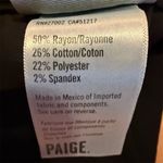 Paige  Rianne Women's Black Dress Pants Size 23 Straight Leg Stretch Photo 6