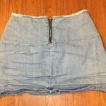 Bullhead Denim Co BULLHEAD Vintage Retro Short Mini Blue Denim Jean Skirt 26 Photo 1