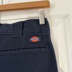 Dickies  Flex Slim Fit Navy Blue Chino Pleated Workwear Straight Leg Pants Size S Photo 8