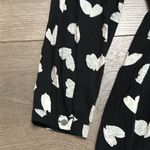 Maeve Meave Anthropologie Hearts Black‎ And White  Smocked Long Sleeve Dress Size XS Photo 6