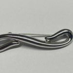 Monet Pretty Shiny Signed Women’s Costume Brooch Pin Silver Tone - Small Photo 0