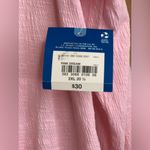 Arizona Jeans Arizona Jean Company Pink Button-Down Tie Front Top. Size-2XL Photo 3