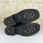 L.L.Bean Tall Winter Boots Womens 9 Black Leather Cinch Cuff Lined Y2K Gorpcore Photo 12